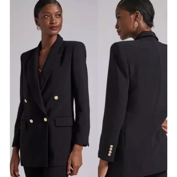 Generation Love Max Crepe Blazer Blazer Size XL NWT Gold Button Details Chic